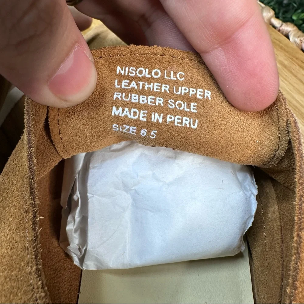 Nisolo‎ Sedona Travel Derby Shoe Tan Suede